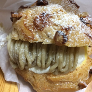 ファウンドリーの新栗シュークリームinそごう横浜店
